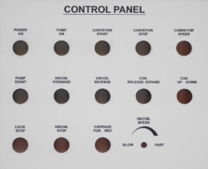white traffolyte control panel