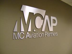MC Aviation Partners-lobby sign