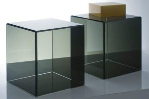 Smoky-acrylic-end-tables