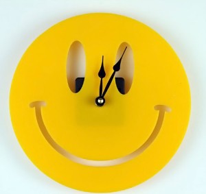 Smiley-Face-Yellow-Acrylic-Wall-Clock1